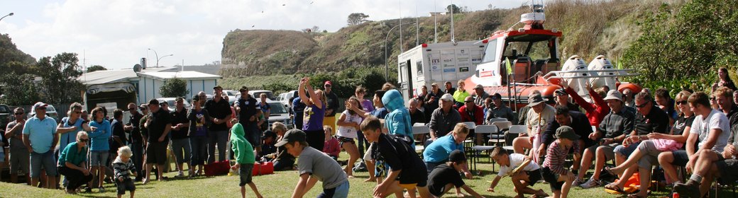 Fishing club Prize giving lolly scramble